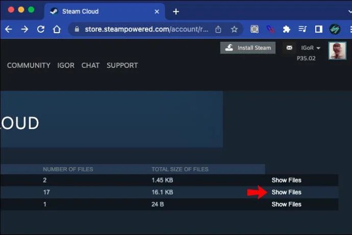 نحوه بارگیری Steam Cloud Saves