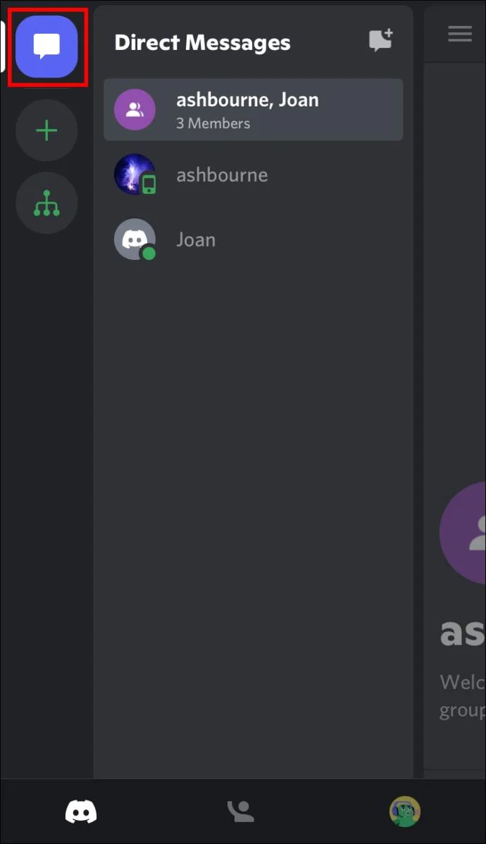 نحوه ایجاد یک گروه در Discord در رایانه دستگاه تلفن همراه