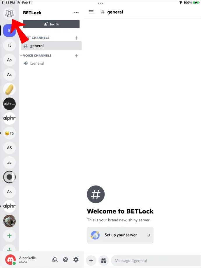 نحوه ارسال پیام به خود در Discord