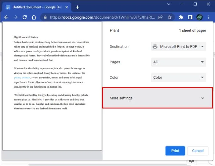 Cómo cambiar el tamaño de página en Google Docs