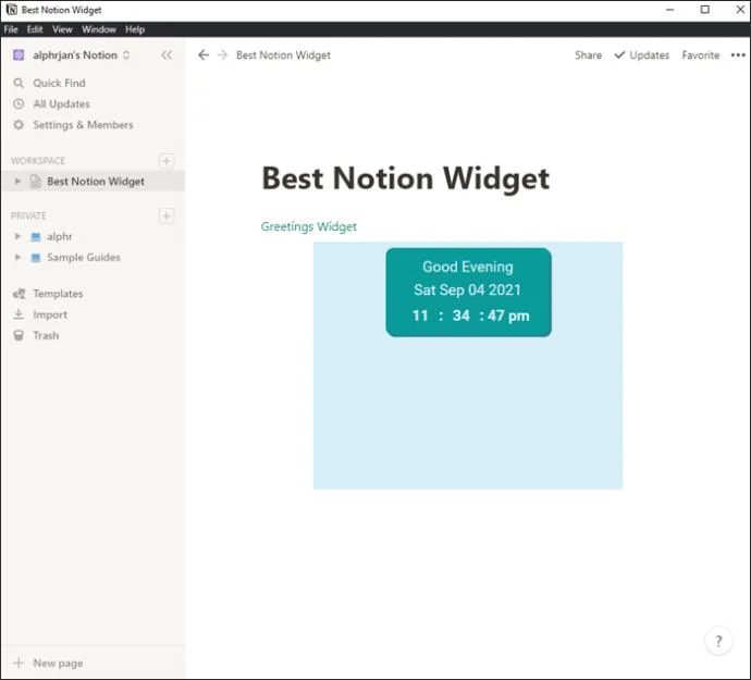 De 20 beste notie-widgets