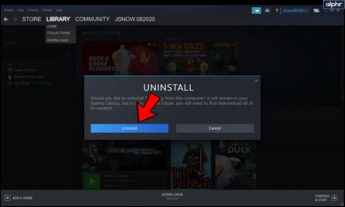 چگونه یک بازی Steam را حذف کنیم