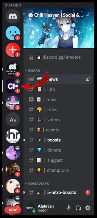 چگونه یک سرور Discord را ترک کنیم
