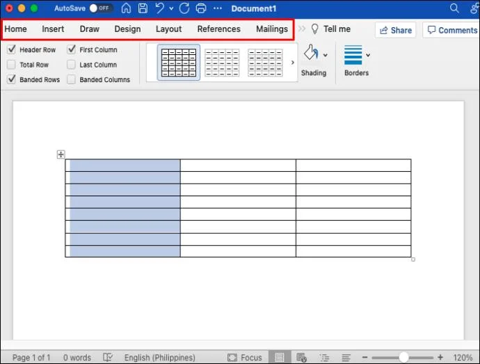 Come creare una tabella invisibile in Word