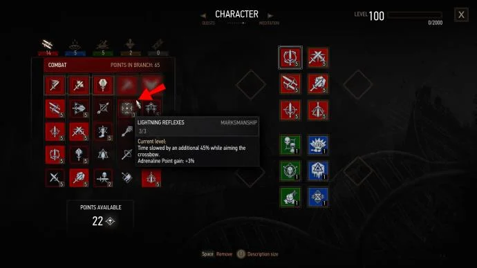 نحوه استفاده از آدرنالین در The Witcher 3: