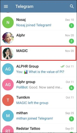 نحوه ارسال عکس منقضی شده در تلگرام