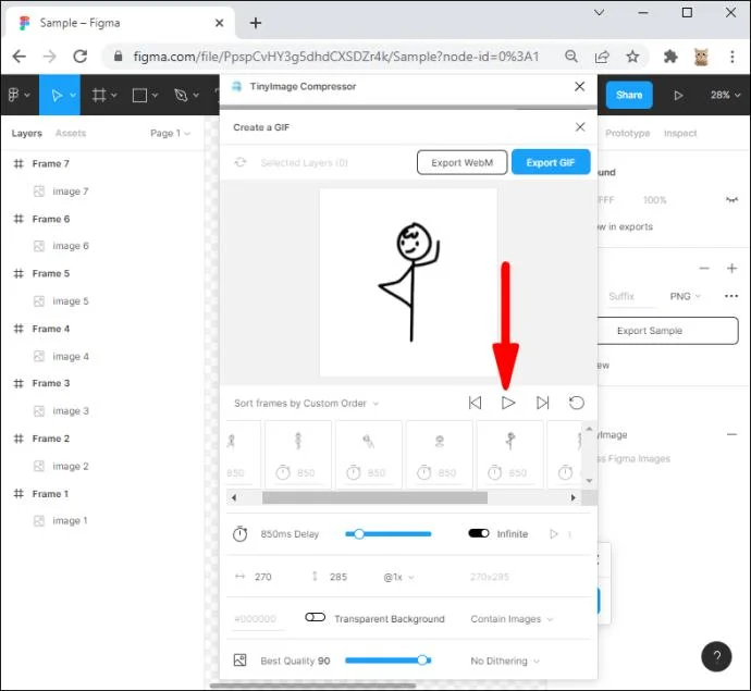 چگونه یک GIF را از Figma صادر کنیم