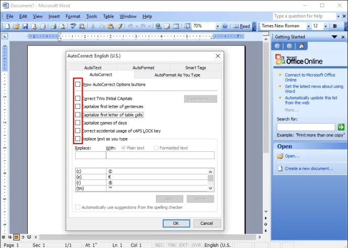 Jak wyłączyć autokorektę w programie Microsoft Word