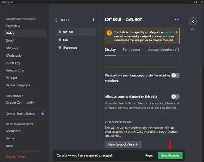 نحوه اضافه کردن نقش های واکنش در Discord