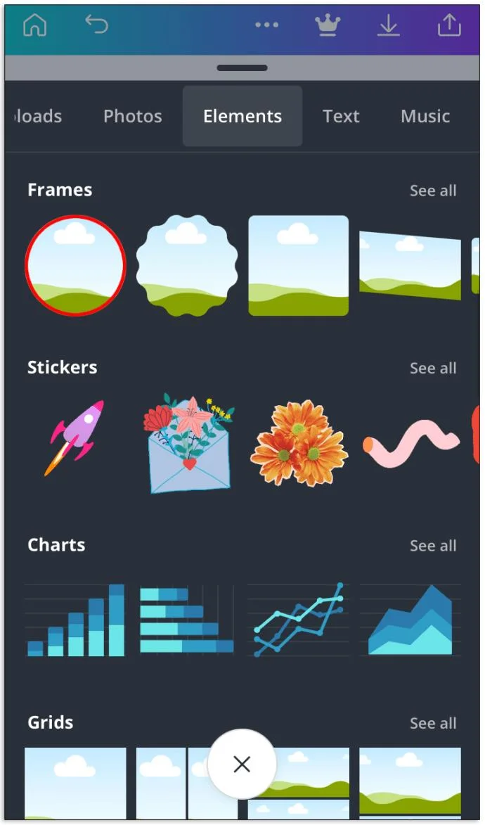 چگونه یک تصویر گرد در Canva درست کنیم