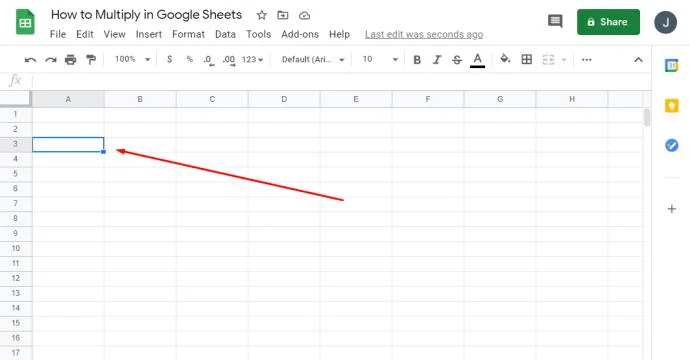 Jak mnożyć w Arkuszach Google