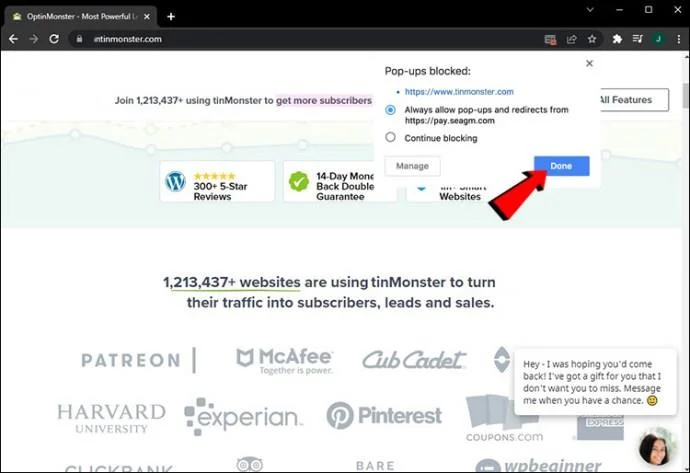 Jak zatrzymać przekierowania w Chrome