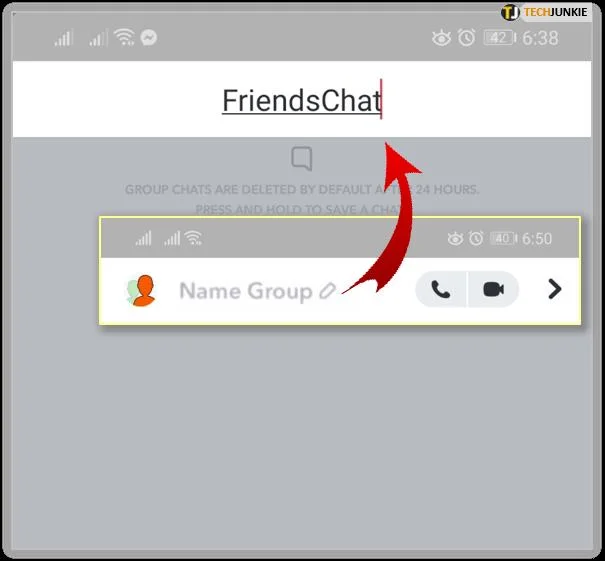 نحوه ایجاد یک چت گروهی در اسنپ چت