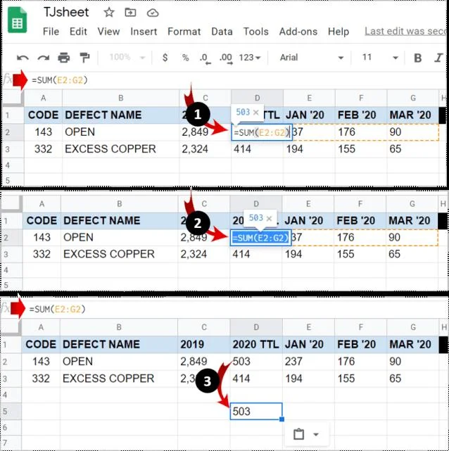 چگونه فرمول را بدون تغییر در Google Sheets بکشیم
