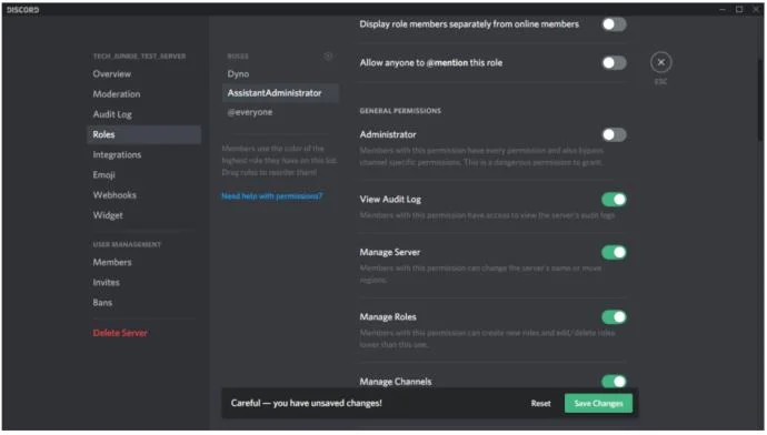 نحوه اضافه کردن، مدیریت و حذف نقش ها در Discord
