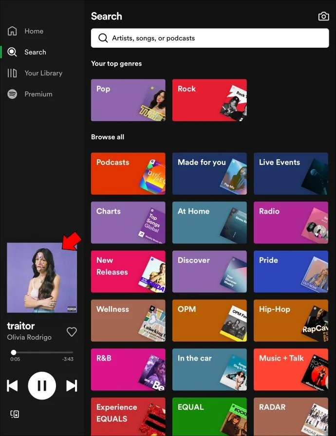 نحوه مشاهده متن ترانه در Spotify