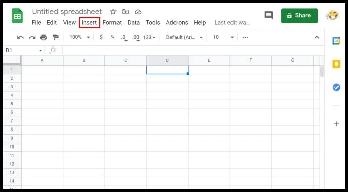 Jak obliczyć zakres w Arkuszach Google