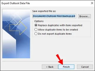 Como exportar todos os e-mails do Outlook