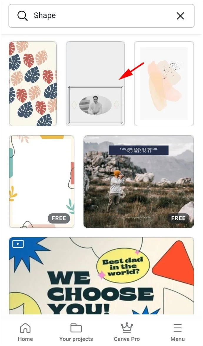 چگونه یک شکل را با یک تصویر در Canva پر کنیم