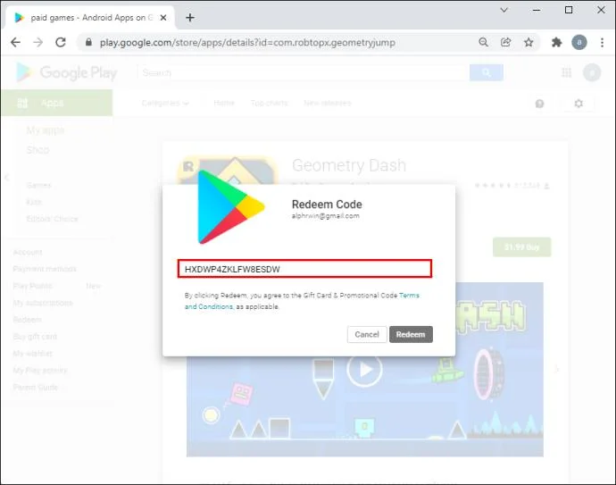 Google Play에서 코드를 사용하는 방법