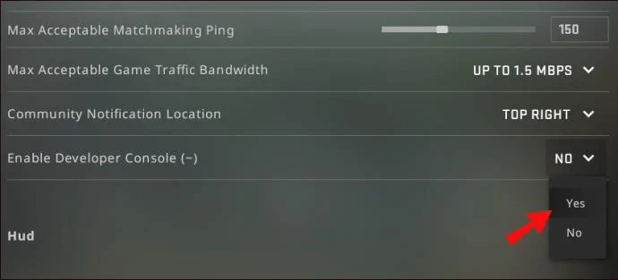نحوه باز کردن منوی نمایشی در CSGO