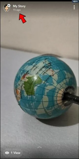 نحوه مشاهده استوری خود در اسنپ چت