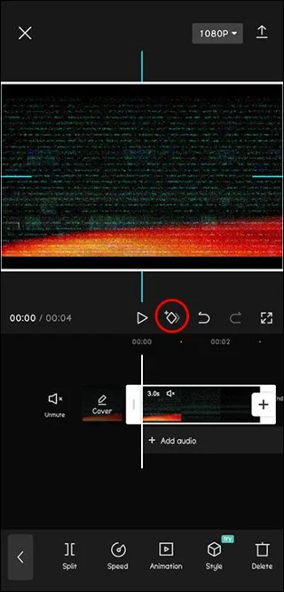 نحوه استفاده از Keyframes در CapCut