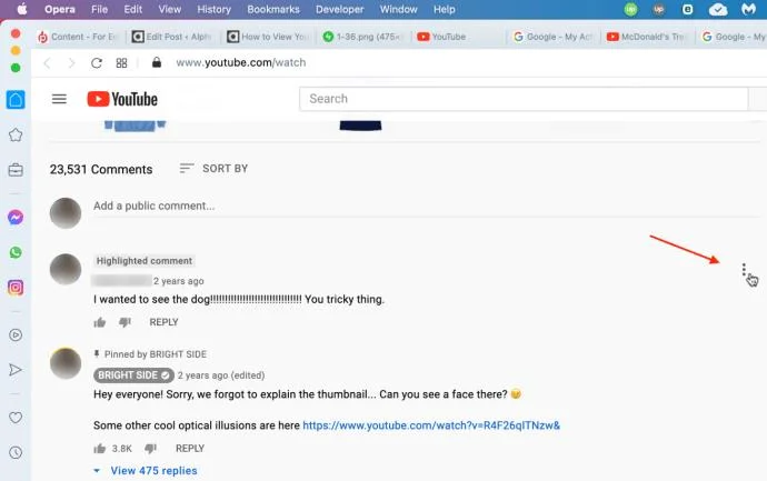 Come visualizzare la cronologia dei commenti di YouTube