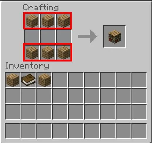 چگونه در Minecraft یک قفسه کتاب بسازیم