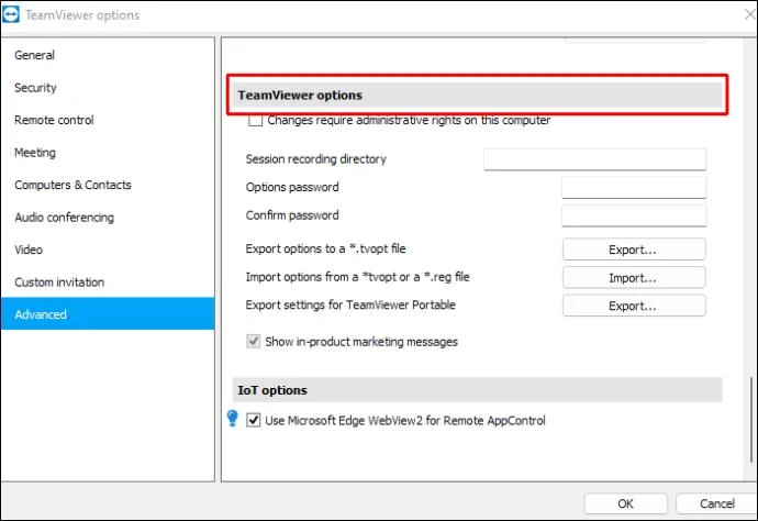 نحوه تغییر رمز عبور در TeamViewer نحوه تغییر رمز عبور در TeamViewer