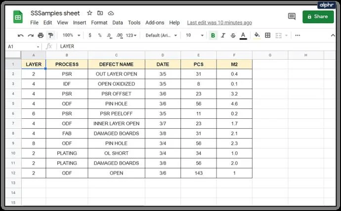 نحوه افزودن و حذف سطرها و ستون ها در Google Sheets