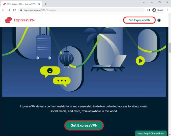 نحوه استفاده از VPN با کتاب ورزشی Caesars