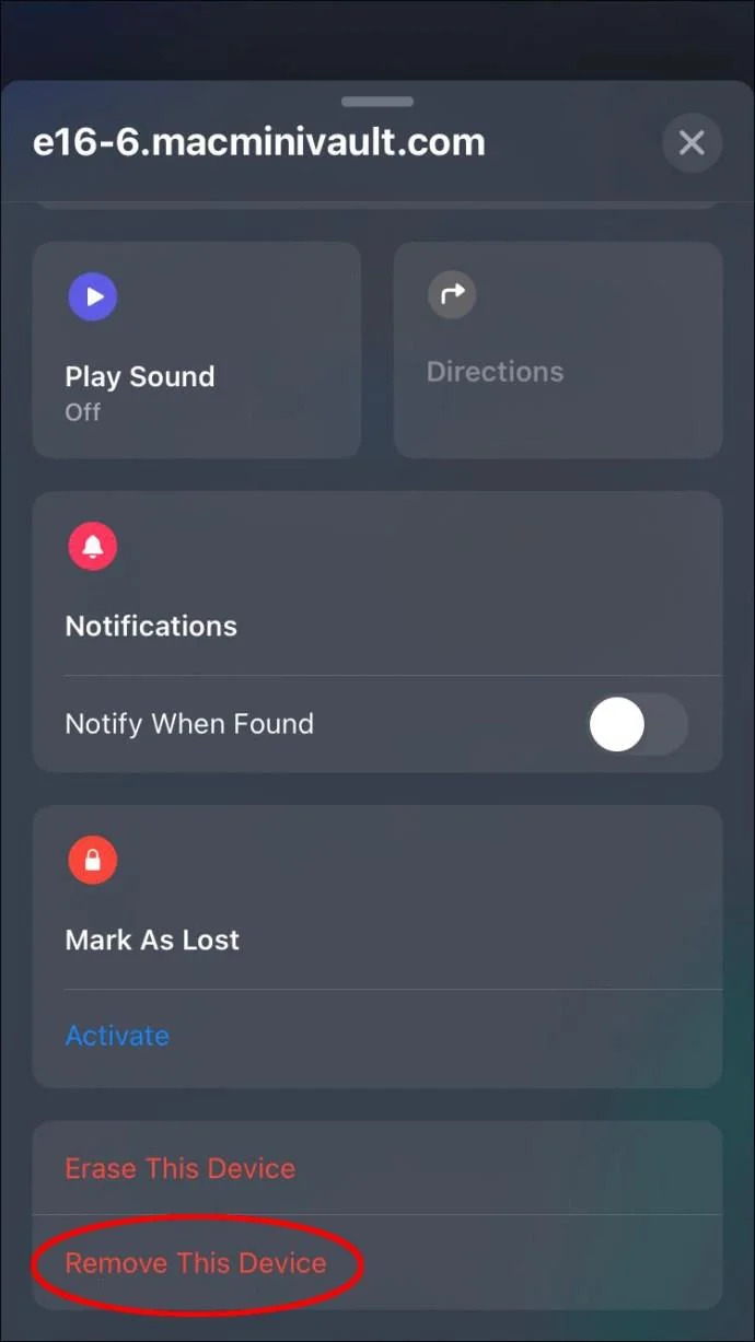 چگونه یک دستگاه را از Find My حذف کنیم
