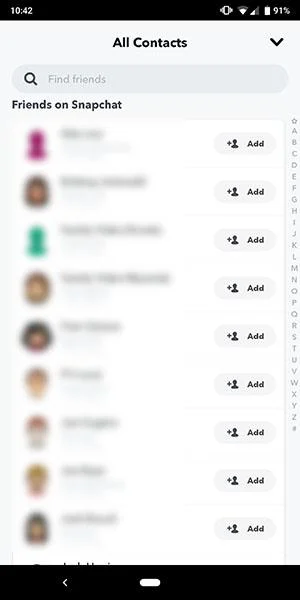 چگونه در اسنپ چت دوستان یا افرادی را که می شناسید پیدا کنید