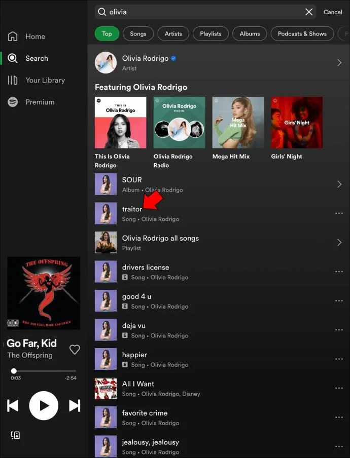 نحوه مشاهده متن ترانه در Spotify