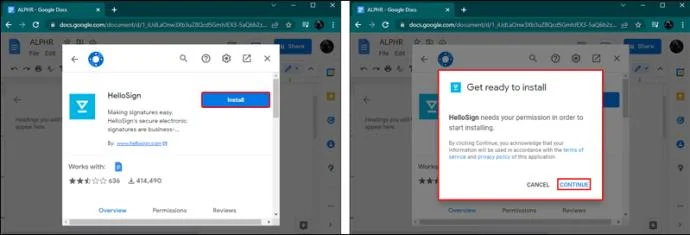 نحوه درج یک خط امضا در Google Docs