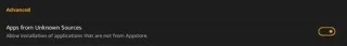 Enable Unknown Sources