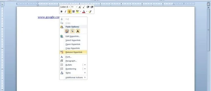 Jak usunąć hiperłącza z dokumentów programu Microsoft Word
