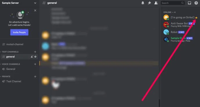 نحوه برداشتن تاج روی دیسکورد