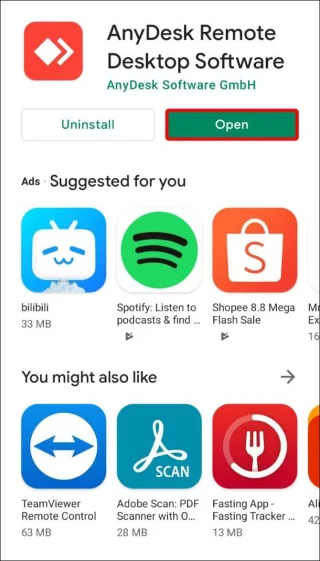 نحوه کلیک راست در AnyDesk در رایانه شخصی یا دستگاه تلفن همراه