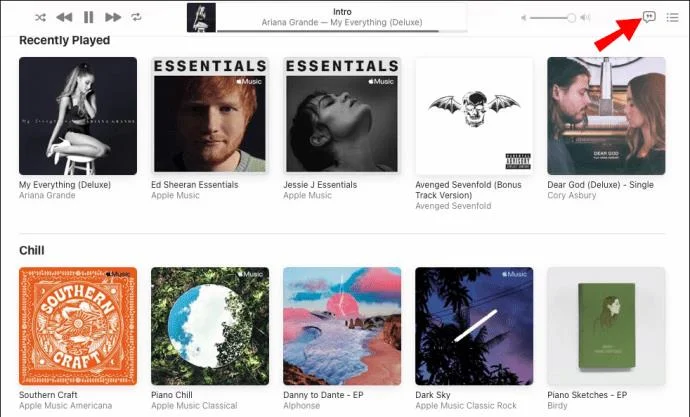 نحوه مشاهده متن ترانه در Apple Music
