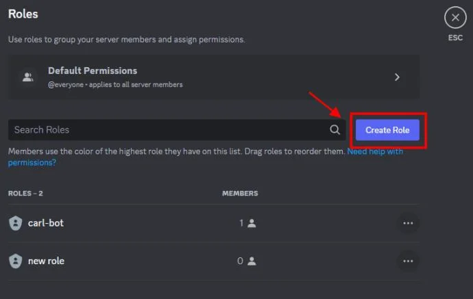 نحوه اضافه کردن نقش های واکنش در Discord