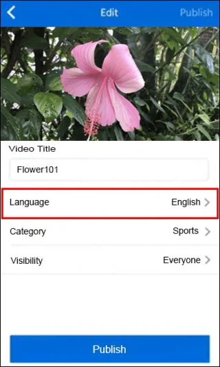 iPhone 언어 선택