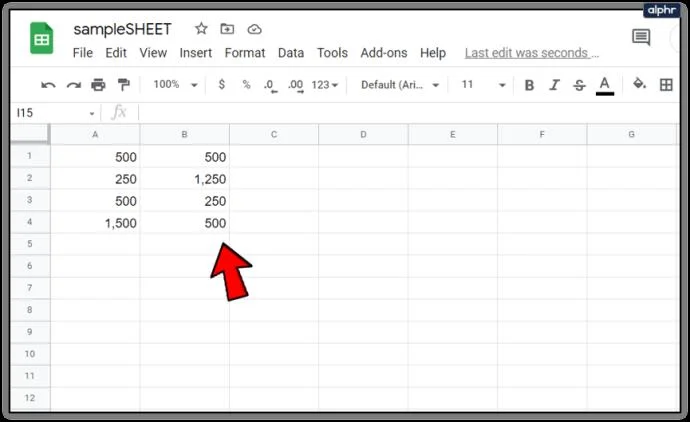 نحوه اعمال فرمول ها برای کل ستون ها در Google Sheets