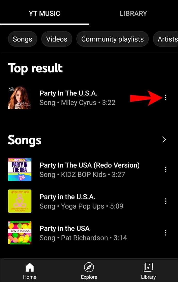 YouTube Music のライブラリに曲を追加または削除する方法