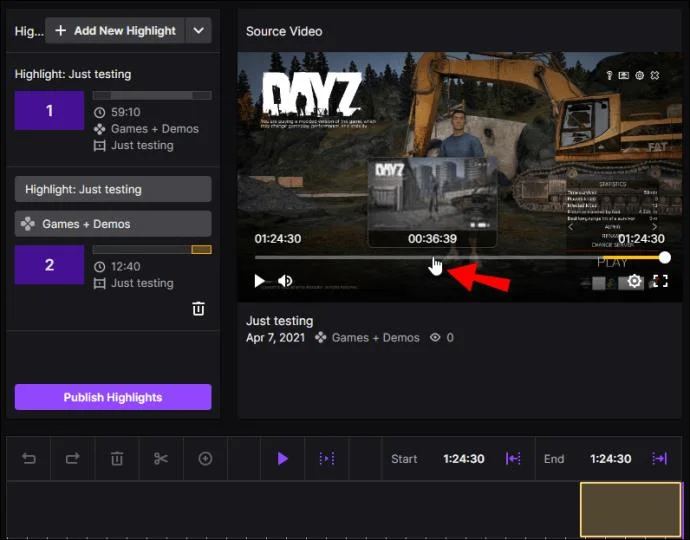 نحوه ساخت کلیپ در Twitch