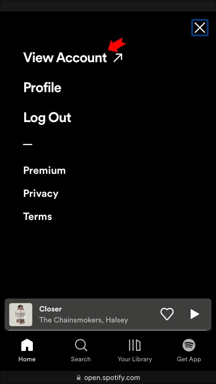 نحوه تغییر رمز عبور به حساب Spotify