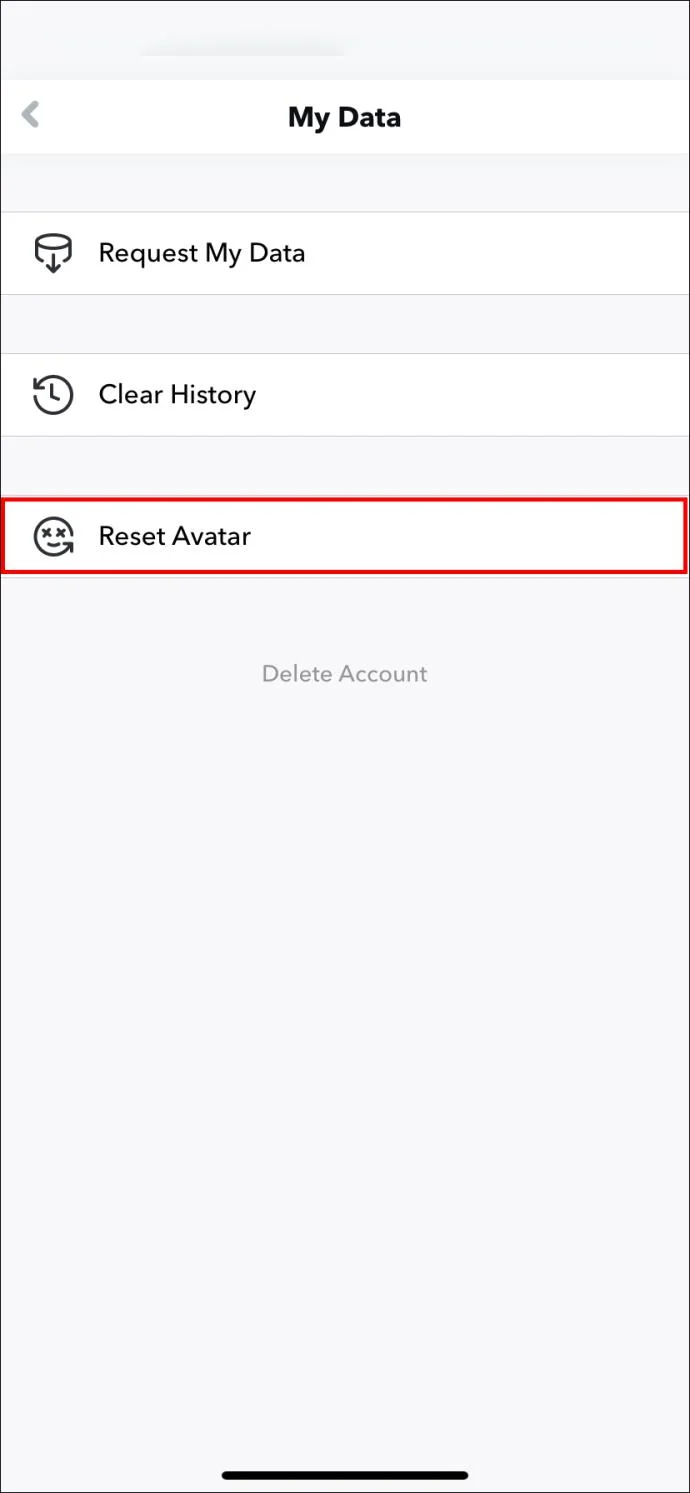 Reset Avatar Reset Avatar