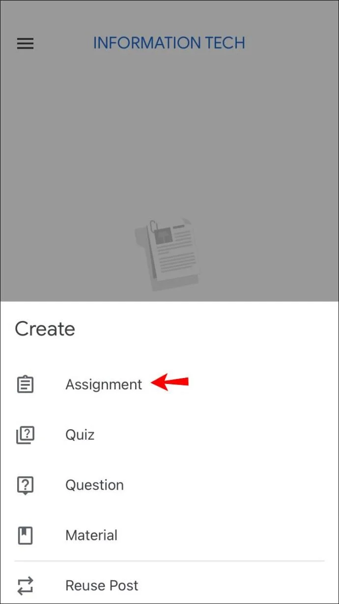 نحوه ایجاد یک تکلیف در Google Classroom