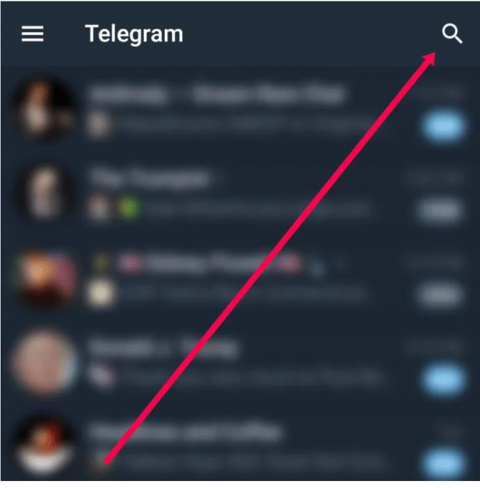 نحوه یافتن گروه در تلگرام